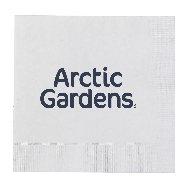 Serviette cocktail Arctic Gardens