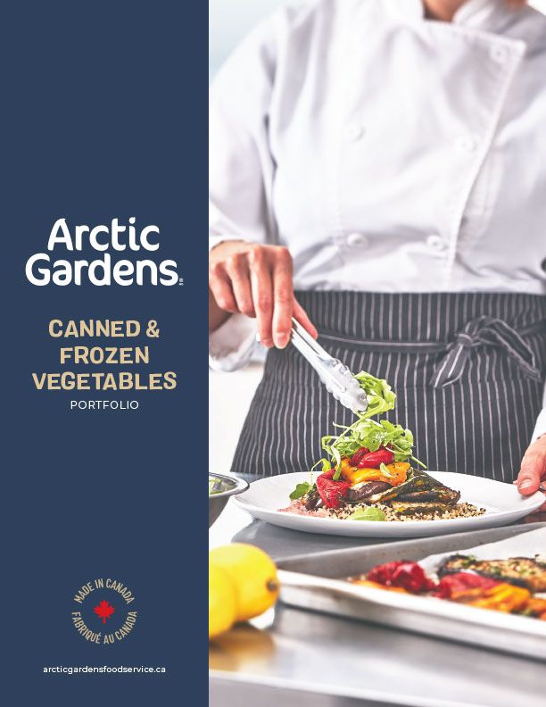 Portefeuille de légumes en conserve et surgelés