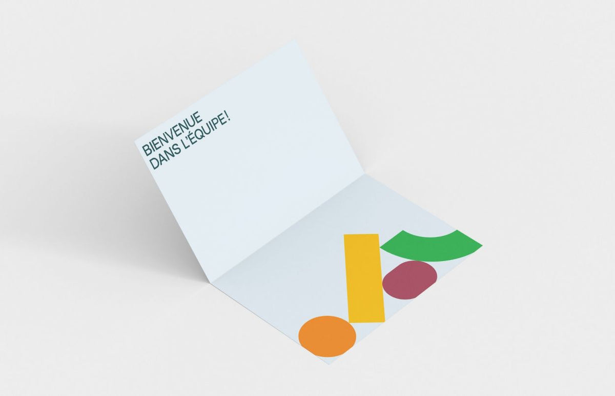 Welcome Card (French)
